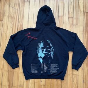 Travis Scott Astroworld Tour Hoodie Black Medium Wish You Were Here Merch